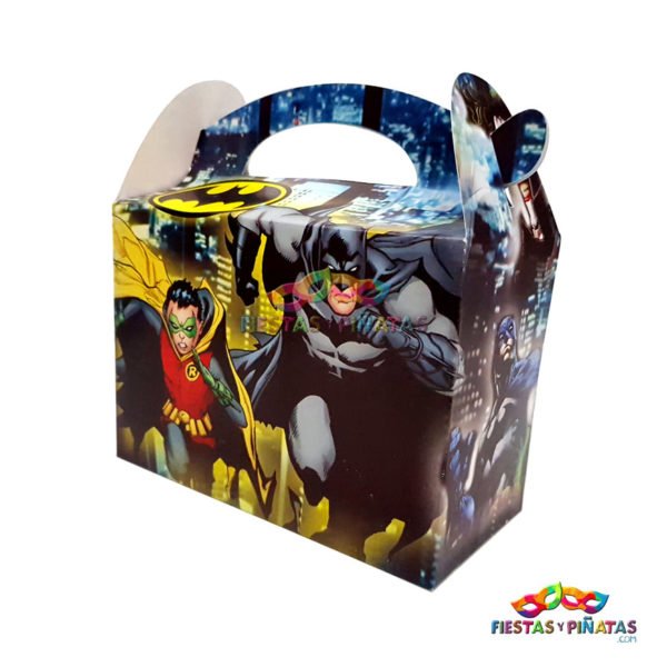 Caja para sorpresas Batman temática fiestas y piñatas en Bogotá