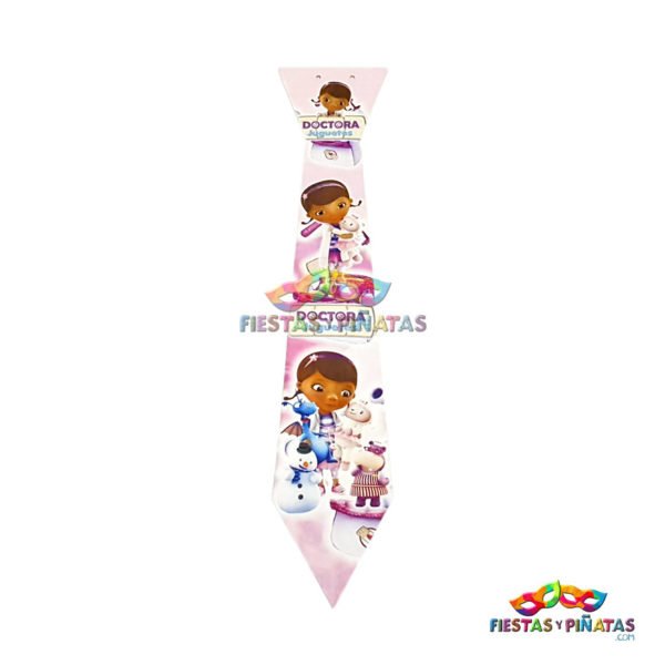 Corbatas cumpleaños de Doctora Juguetes para niñas | Decoración temática Doctora Juguetes para cumpleaños infantil fiestas y piñatas Bogotá