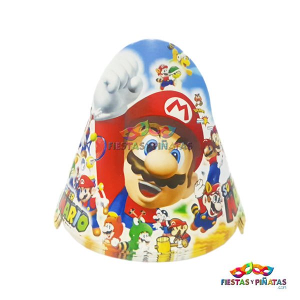 Gorros cumpleaños de Mario Bross para niños | Decoración temática Mario Bross para cumpleaños infantil fiestas y piñatas Bogotá