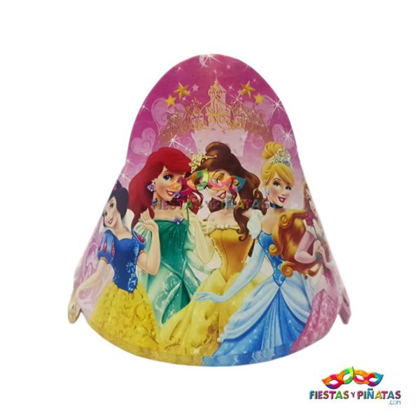 Gorros cumpleaños de Princesas Disney para niñas | Decoración temática Princesas Disney para cumpleaños infantil fiestas y piñatas Bogotá