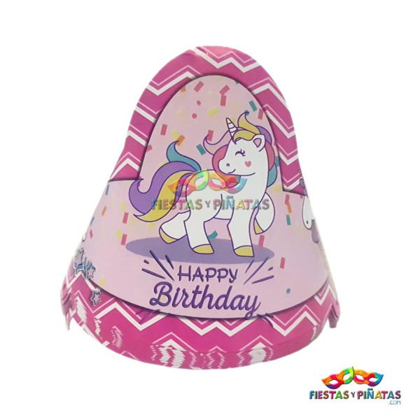 Gorros cumpleaños de Unicornio para niñas | Decoración temática Unicornio para cumpleaños infantil fiestas y piñatas Bogotá