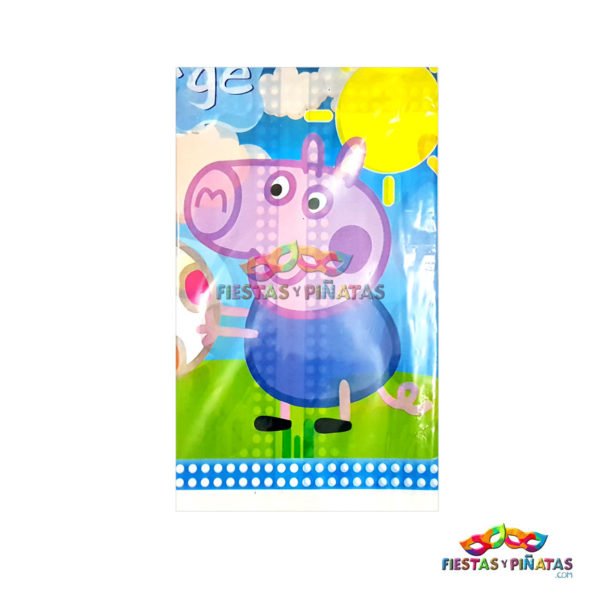 Mantel cumpleaños de George Peppa Pig para niños | Decoración temática George Peppa Pig para cumpleaños infantil fiestas y piñatas Bogotá