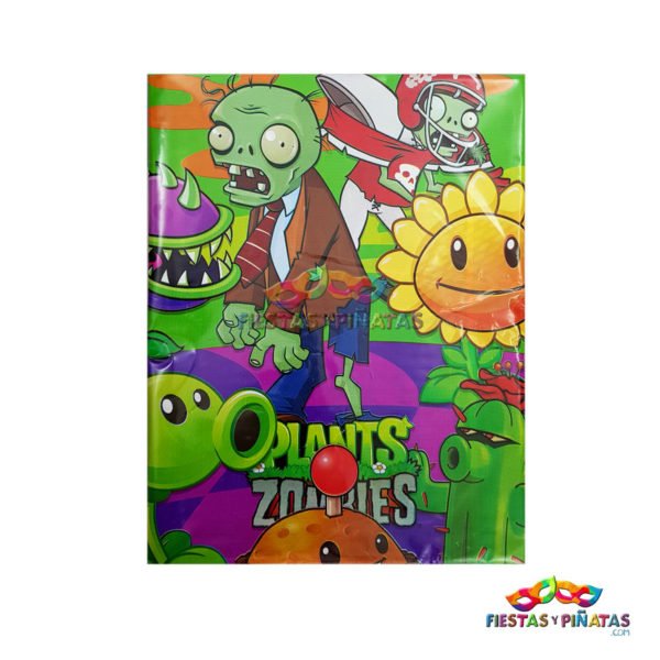 Mantel cumpleaños de Plants vs Zombies para niños | Decoración temática Plants vs Zombies para cumpleaños infantil fiestas y piñatas Bogotá