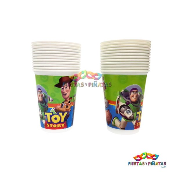 vasos cumpleaños de Toy Story para niños | Decoración temática Toy Story para cumpleaños infantil fiestas y piñatas Bogotá