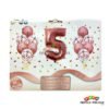 Bouquet globos metalizados numeros para fiestas infantiles| Decoración temática Numeros para cumpleaños infantil fiestas y piñatas Bogotá