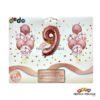 Bouquet globos metalizados numeros para fiestas infantiles| Decoración temática Numeros para cumpleaños infantil fiestas y piñatas Bogotá