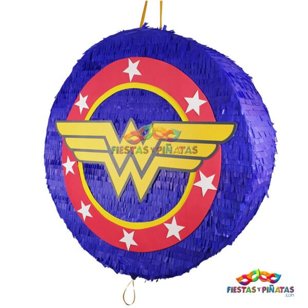 piñatas prefabricadas personalizadas para fiestas infantiles| Decoración temática Mujer maravilla para cumpleaños infantil fiestas y piñatas Bogotá