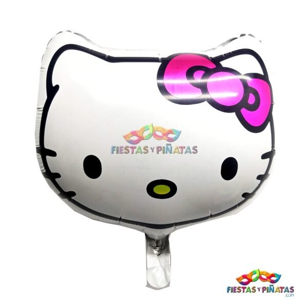 Globo metalizado para fiestas infantiles| Decoración temática Hello Kityy para cumpleaños infantil fiestas y piñatas Bogotá
