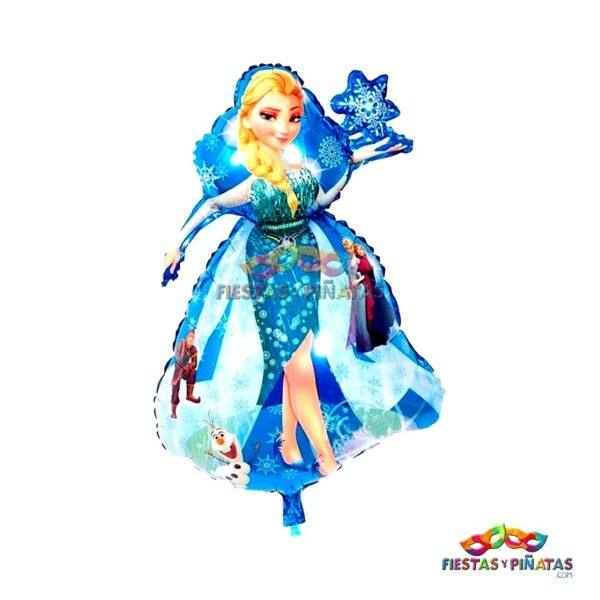 Globo metalizado para fiestas infantiles| Decoración temática Frozen para cumpleaños infantil fiestas y piñatas Bogotá