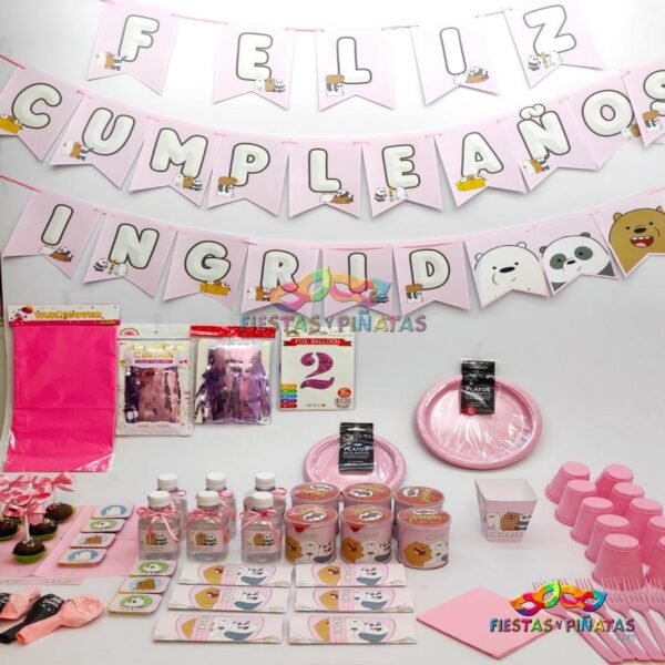 kit de decoración personalizado para fiestas infantiles| Decoración temática Escandalosos para cumpleaños infantil fiestas y piñatas Bogotá