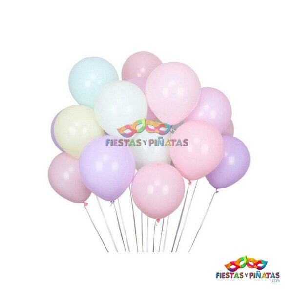 globos en helio colores pastel - bogota - globos a domicilio en helio fiestas y piñatas bombas llenas con helio