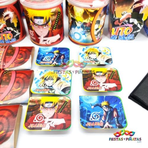 KIT PERSONALIZADO TEMATICO NARUTO CUMPLEAÑOS NIÑOS – Fiestas y Piñatas