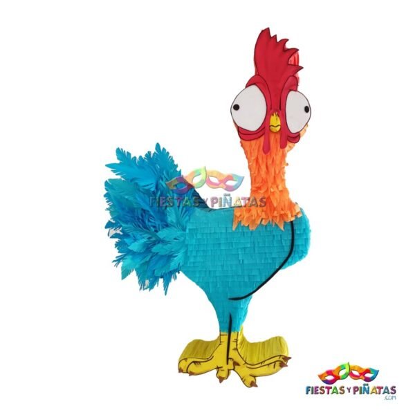 piñatas prefabricadas personalizadas para fiestas infantiles| Decoración temática Gallo Hei Hei para cumpleaños infantil fiestas y piñatas Bogotá